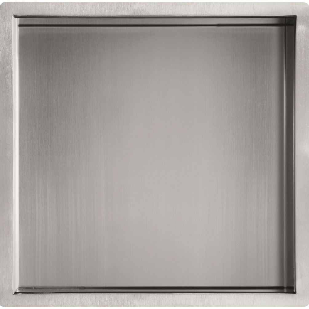 JTP Inox Stainless Steel 300mm x 300mm Shower Niche